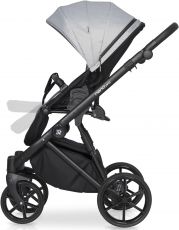 Детская коляска 2 в 1 Riko Nano Pro 03 Pearl Pink (розовая кожа – розовая ткань)